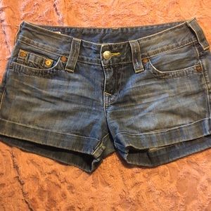 True Religion Jean shorts